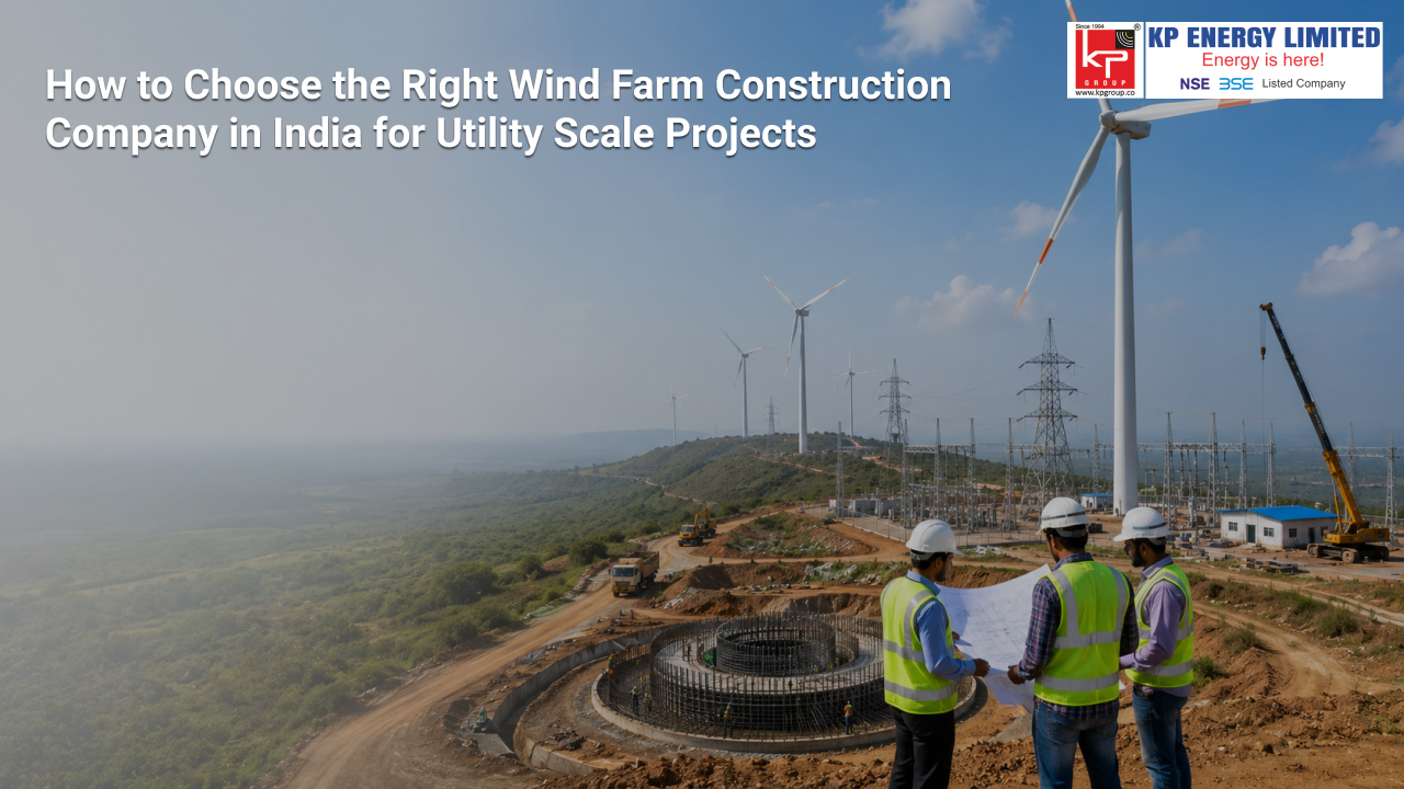 How to Choose the Right Wind Farm Construction Company in India for Utility Scale Projects